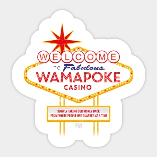 Wamapoke Casino Sticker